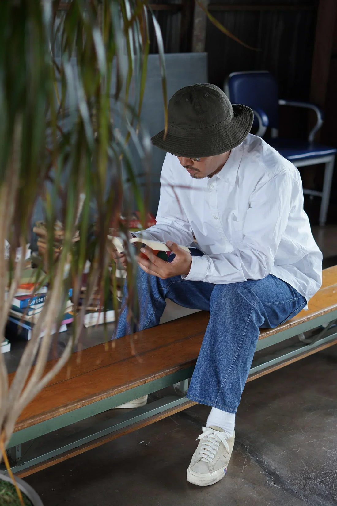 Shuttle Notes Ultra-Dense Poplin Regular Collar Shirt