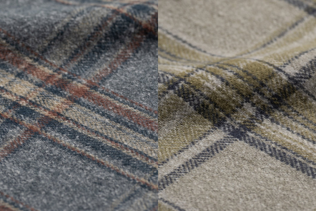 ジャズネップ糸の風合いを活かしたこだわりのチェック生地